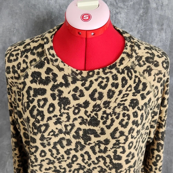 LNA Lepord print long sleeve top - Picture 4 of 10